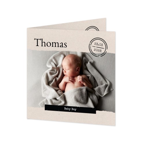 Folded Card Square 14,3 x 14,3 cm Folded Card Square 14,3 x 14,3 cm