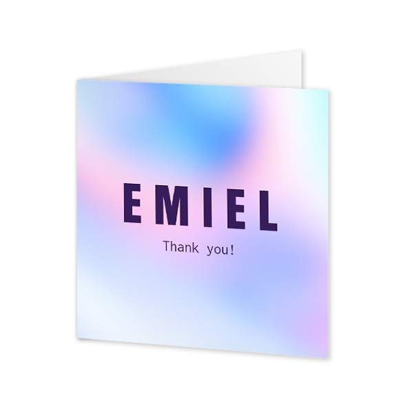 Folded Card Square 14,3 x 14,3 cm
