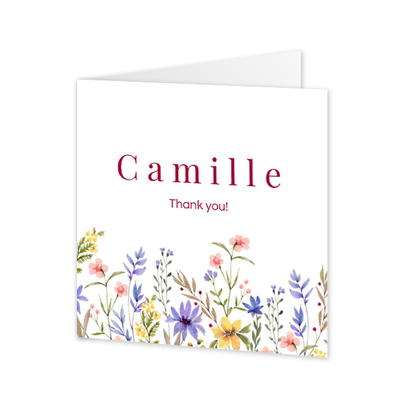 Folded Card Square 14,3 x 14,3 cm