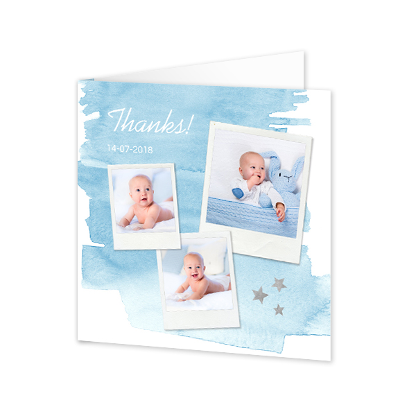 Folded Card Square 14,3 x 14,3 cm
