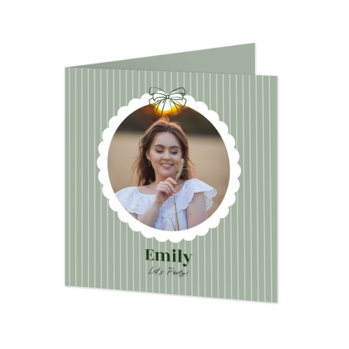 Folded Card Square 14,3 x 14,3 cm