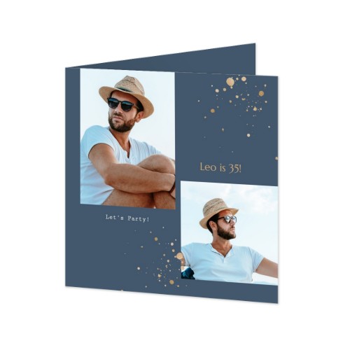 Folded Card Square 14,3 x 14,3 cm