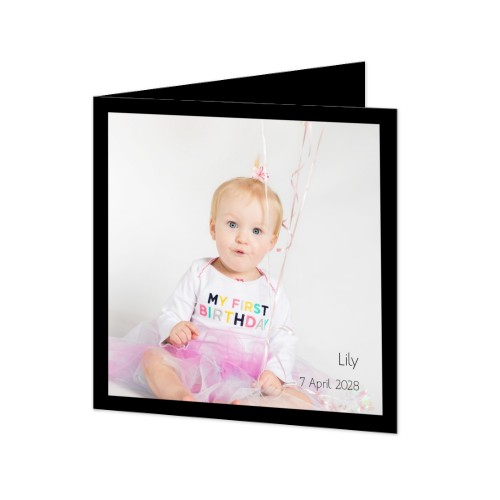 Folded Card Square 14,3 x 14,3 cm