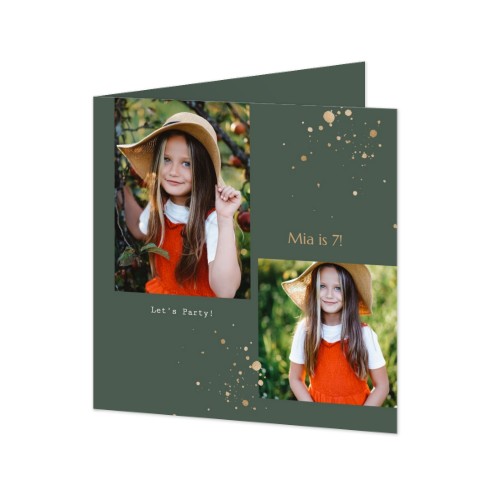 Folded Card Square 14,3 x 14,3 cm Folded Card Square 14,3 x 14,3 cm