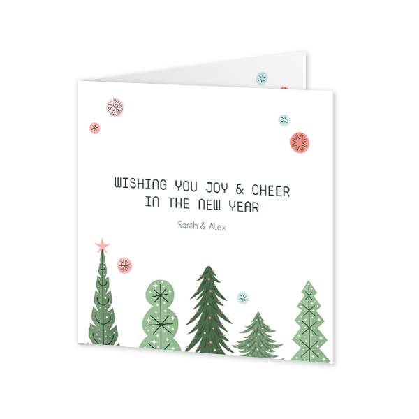 Gevouwen Kaart Vierkant 14,3 x 14,3 cm Gevouwen Kaart Vierkant 14,3 x 14,3 cm