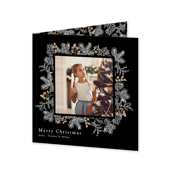 Gevouwen Kaart Vierkant 14,3 x 14,3 cm Gevouwen Kaart Vierkant 14,3 x 14,3 cm