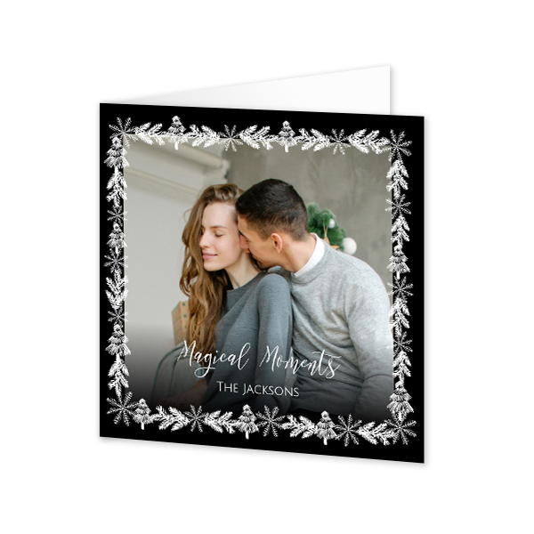 Gevouwen Kaart Vierkant 14,3 x 14,3 cm Gevouwen Kaart Vierkant 14,3 x 14,3 cm