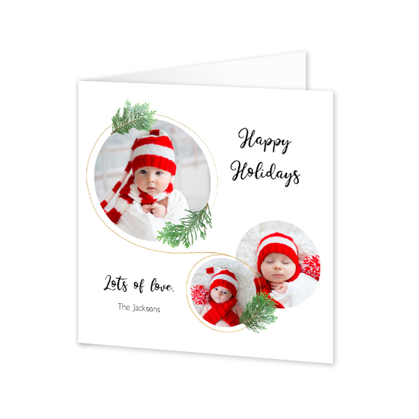 Folded Card Square 14,3 x 14,3 cm