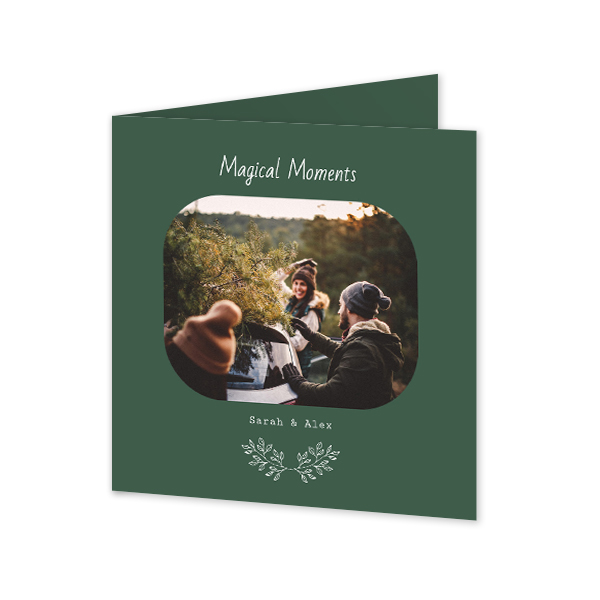 Folded Card Square 14,3 x 14,3 cm