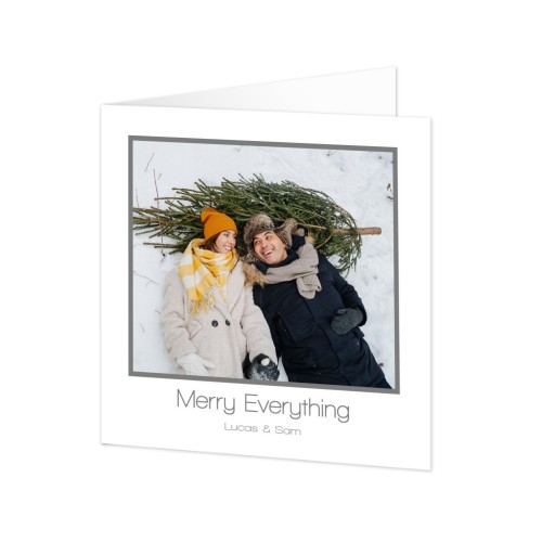 Falt-Grusskarte quadratisch 14,3 x 14,3 cm Falt-Grusskarte quadratisch 14,3 x 14,3 cm