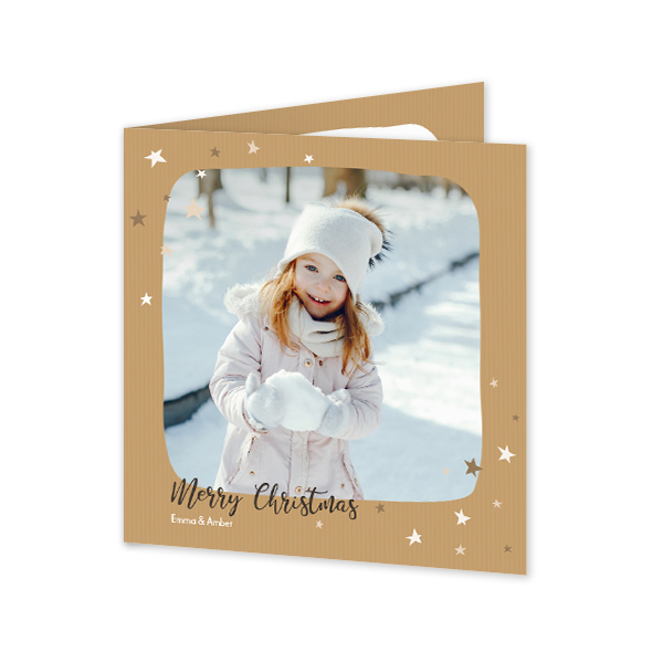 Gevouwen Kaart Vierkant 14,3 x 14,3 cm Gevouwen Kaart Vierkant 14,3 x 14,3 cm