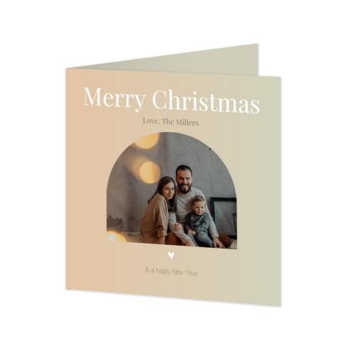 Faire-part 2 volets Carré 14,3 x 14,3 cm