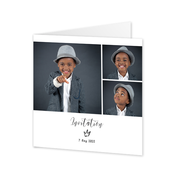 Foldede Fotokort Kvadratisk 14,3 x 14,3 cm