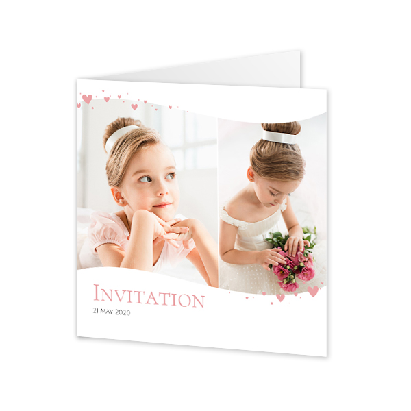 Folded Card Square 14,3 x 14,3 cm