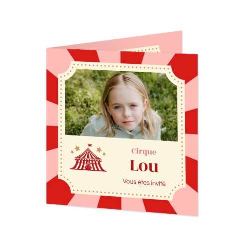 Faire-part 2 volets Carré 14,3 x 14,3 cm Faire-part 2 volets Carré 14,3 x 14,3 cm