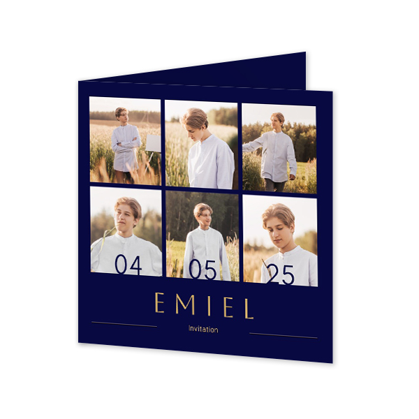 Foldede Fotokort Kvadratisk 14,3 x 14,3 cm Foldede Fotokort Kvadratisk 14,3 x 14,3 cm