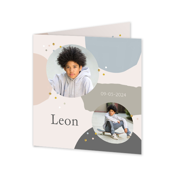 Folded Card Square 14,3 x 14,3 cm