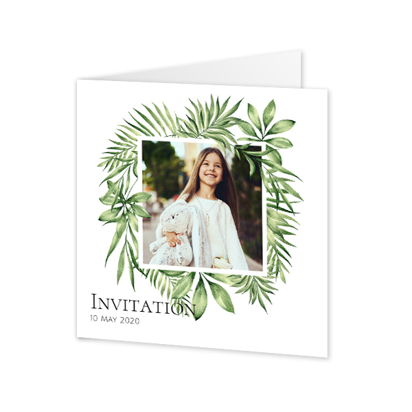 Gevouwen Kaart Vierkant 14,3 x 14,3 cm Gevouwen Kaart Vierkant 14,3 x 14,3 cm