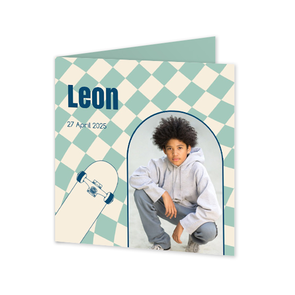 Gevouwen Kaart Vierkant 14,3 x 14,3 cm Gevouwen Kaart Vierkant 14,3 x 14,3 cm