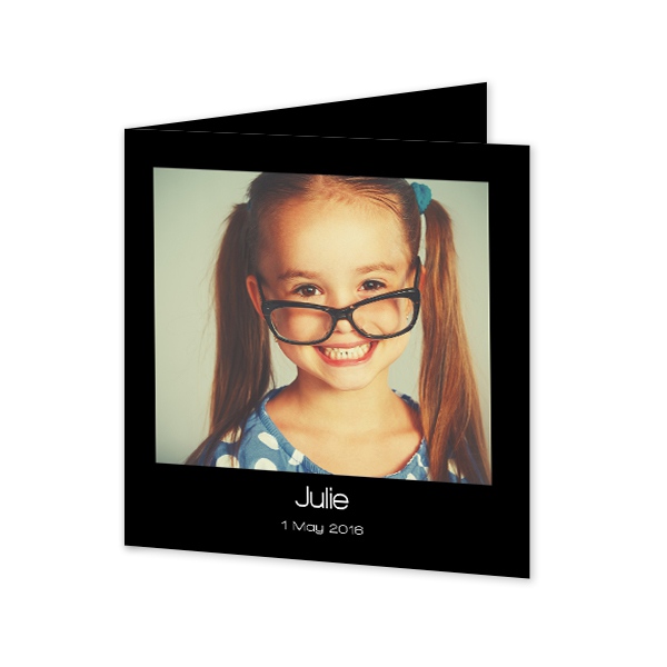 Gevouwen Kaart Vierkant 14,3 x 14,3 cm Gevouwen Kaart Vierkant 14,3 x 14,3 cm