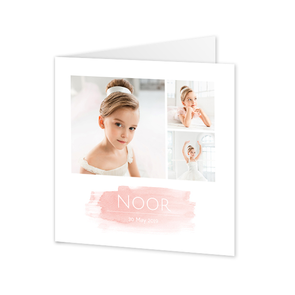 Foldede Fotokort Kvadratisk 14,3 x 14,3 cm