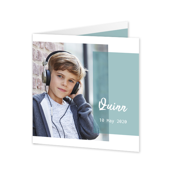 Doble Fotokort Kvadratisk 14,3 x 14,3 cm