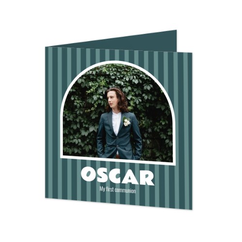 Gevouwen Kaart Vierkant 14,3 x 14,3 cm