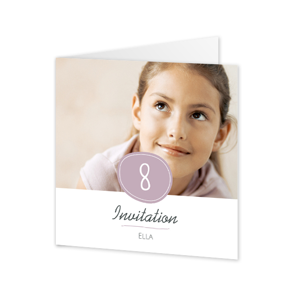 Faire-part 2 volets Carré 14,3 x 14,3 cm Faire-part 2 volets Carré 14,3 x 14,3 cm