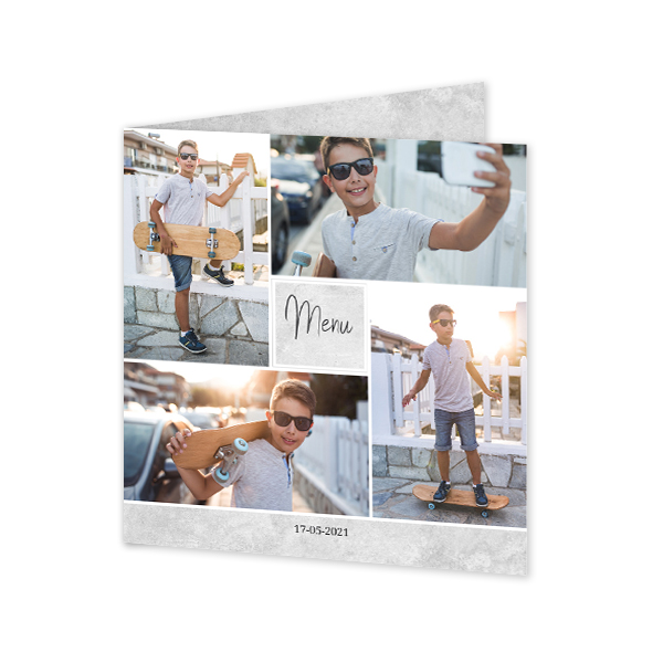 Folded Card Square 14,3 x 14,3 cm Folded Card Square 14,3 x 14,3 cm