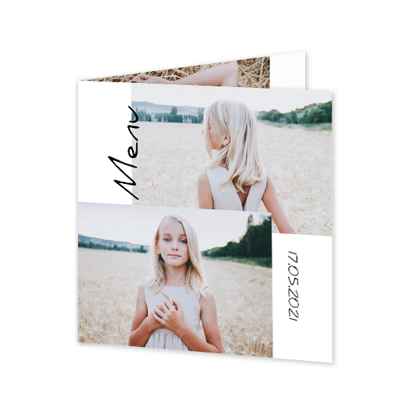 Folded Card Square 14,3 x 14,3 cm