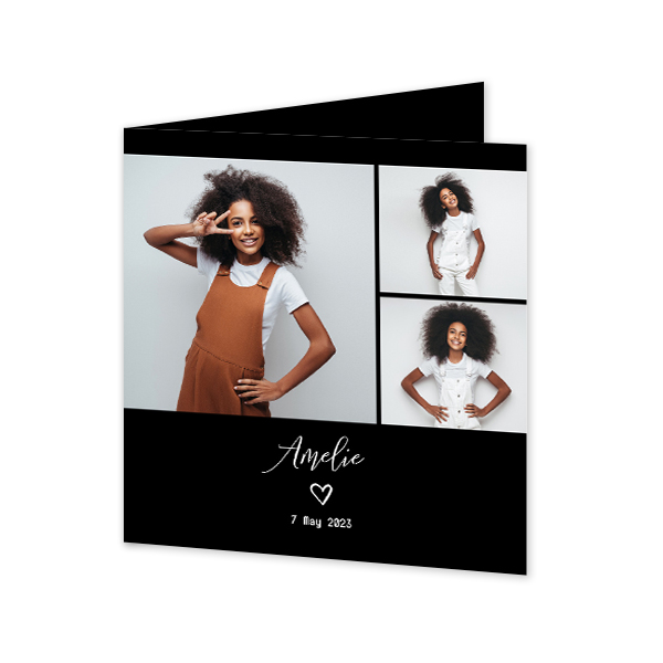 Folded Card Square 14,3 x 14,3 cm Folded Card Square 14,3 x 14,3 cm