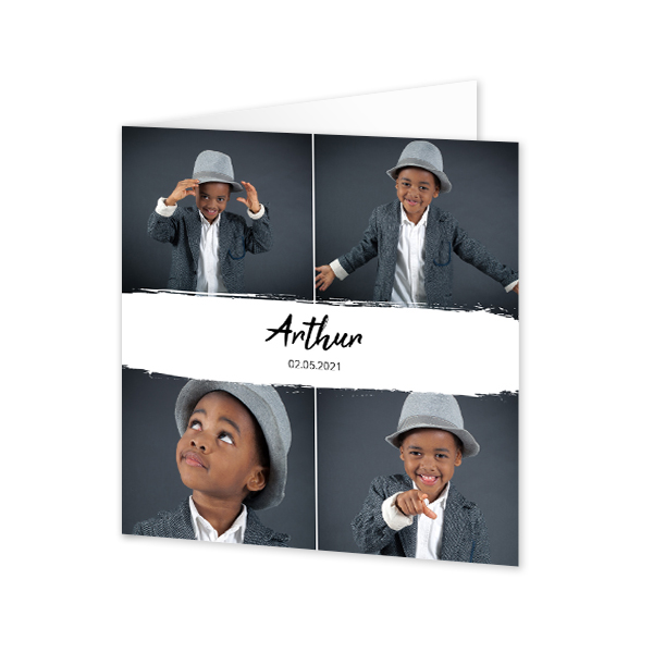 Folded Card Square 14,3 x 14,3 cm