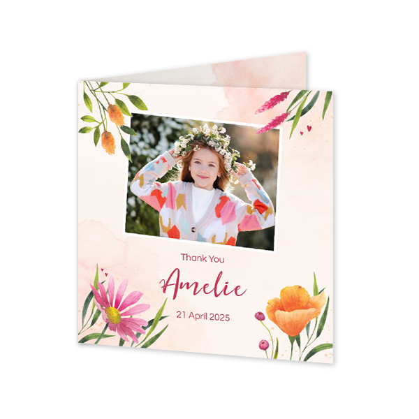 Folded Card Square 14,3 x 14,3 cm
