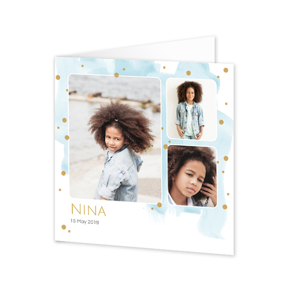 Folded Card Square 14,3 x 14,3 cm Folded Card Square 14,3 x 14,3 cm