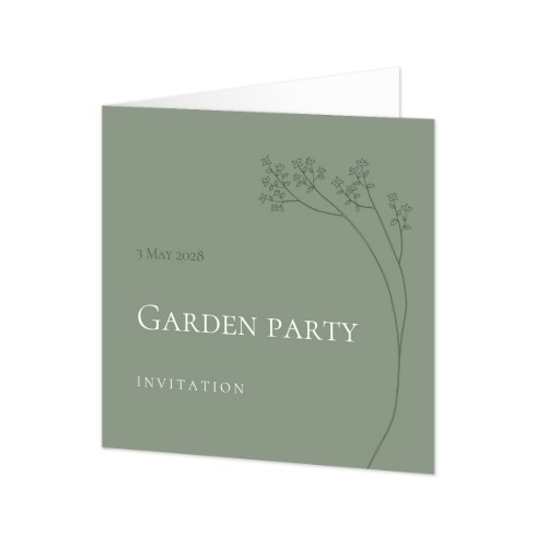 Folded Card Square 14,3 x 14,3 cm Folded Card Square 14,3 x 14,3 cm