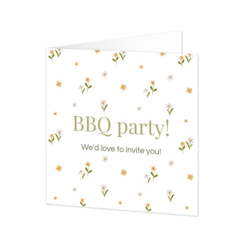 Folded Card Square 14,3 x 14,3 cm