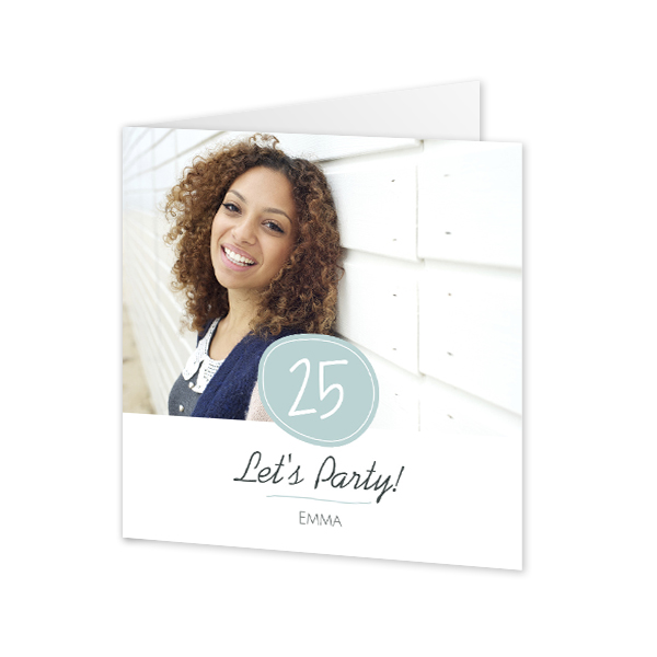 Foldede Fotokort Kvadratisk 14,3 x 14,3 cm