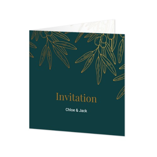 Faire-part 2 volets Carré 14,3 x 14,3 cm Faire-part 2 volets Carré 14,3 x 14,3 cm