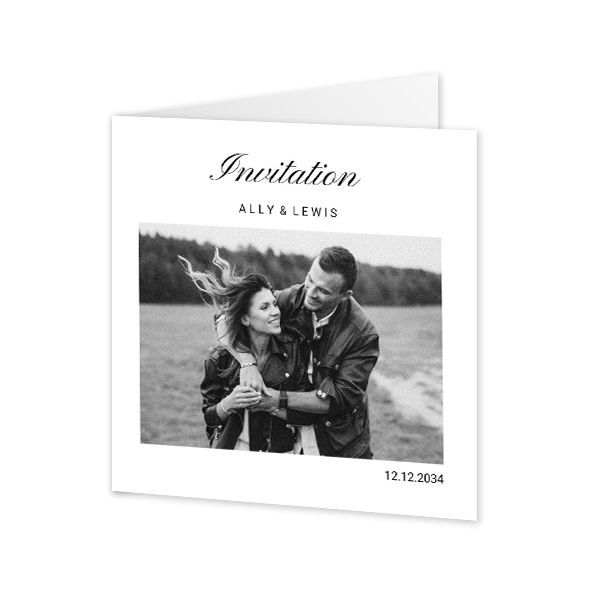 Doble Fotokort Kvadratisk 14,3 x 14,3 cm