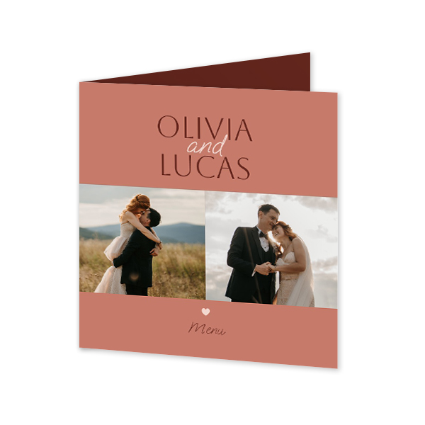 Gevouwen Kaart Vierkant 14,3 x 14,3 cm Gevouwen Kaart Vierkant 14,3 x 14,3 cm