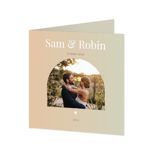 Foldede Fotokort Kvadratisk 14,3 x 14,3 cm