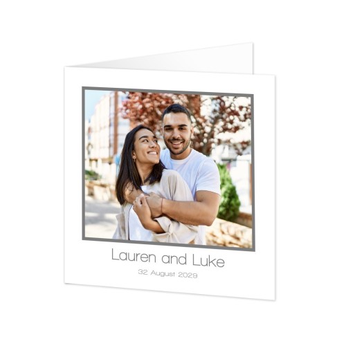 Faire-part 2 volets Carré 14,3 x 14,3 cm Faire-part 2 volets Carré 14,3 x 14,3 cm