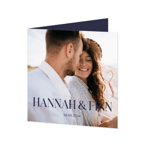 Faire-part 2 volets Carré 14,3 x 14,3 cm Faire-part 2 volets Carré 14,3 x 14,3 cm