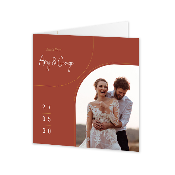 Falt-Grusskarte quadratisch 14,3 x 14,3 cm