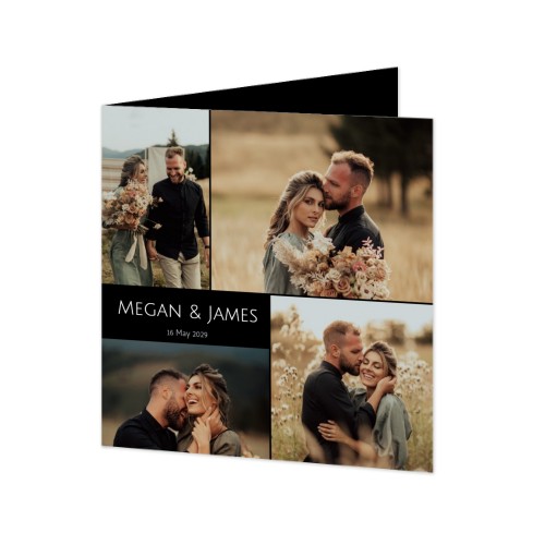 Foldede Fotokort Kvadratisk 14,3 x 14,3 cm