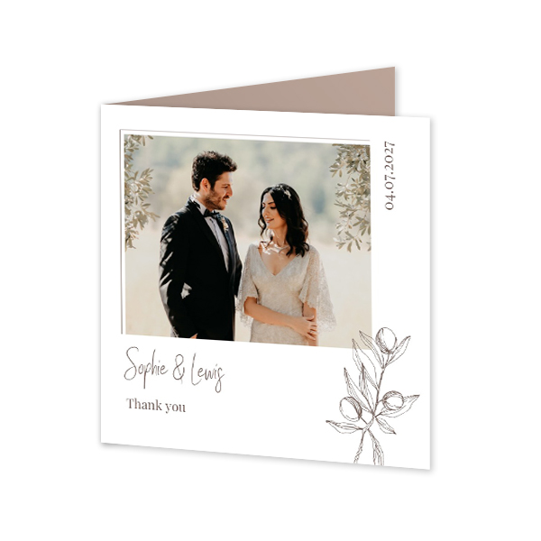 Folded Card Square 14,3 x 14,3 cm