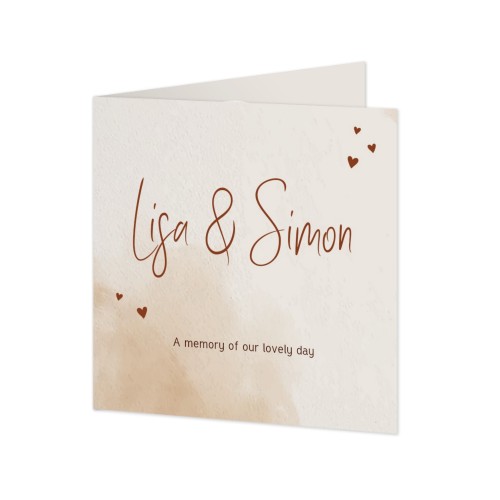 Folded Card Square 14,3 x 14,3 cm Folded Card Square 14,3 x 14,3 cm