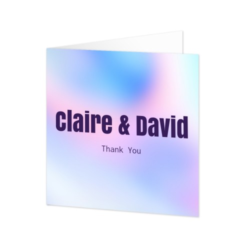 Gevouwen Kaart Vierkant 14,3 x 14,3 cm