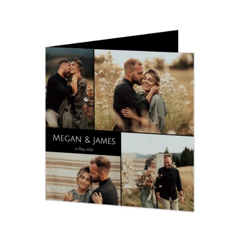 Minimalistisk fotocollage