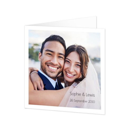 Doble Fotokort Kvadratisk 14,3 x 14,3 cm